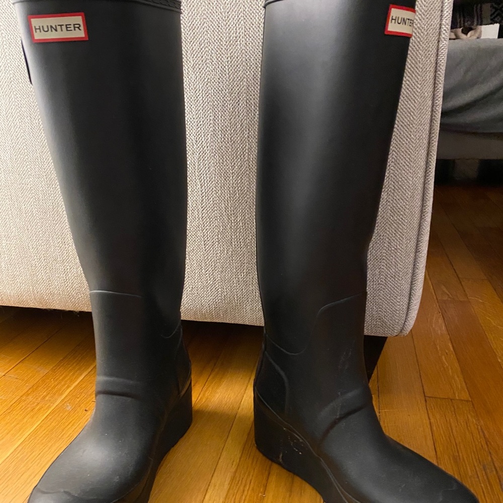 Hunter Rainboots - wedge